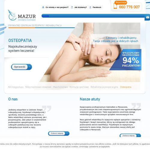 Gabinet osteopatii w Rzeszowie