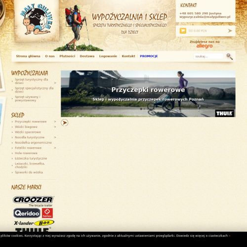 Swarzędz - przyczepki dla dzieci croozer z amortyzacją