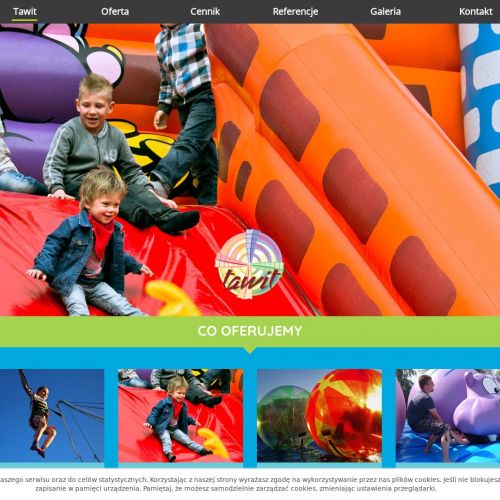 Wynajem zjeżdżalni dmuchanych cena