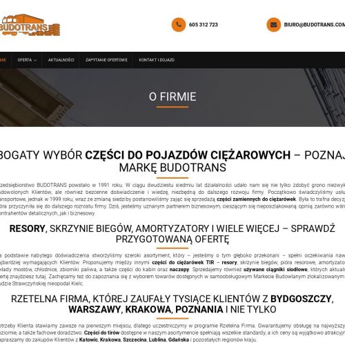 Części do pojazdów ciężarowych - Wrocław