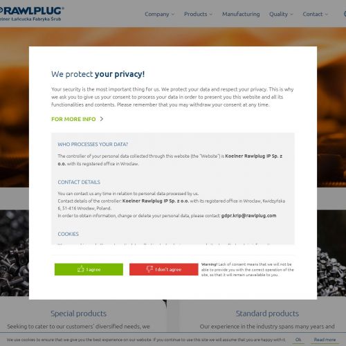 Śruby z łbem sześciokątnym - łańcut