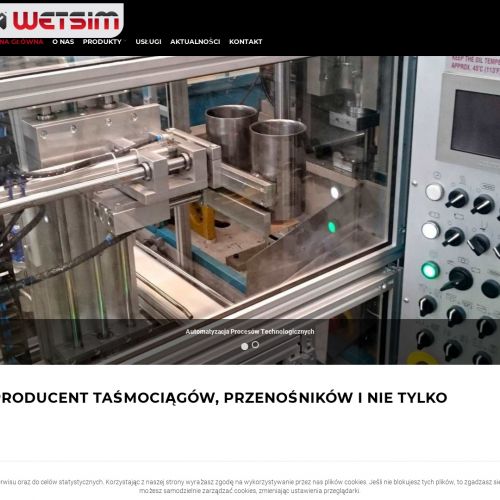 Przenośniki taśmowe produkcja