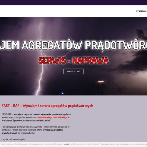 Wynajem agregatów prądotwórczych cennik