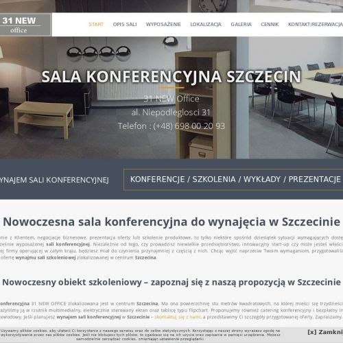 Sala konferencyjna do wynajęcia w Szczecinie