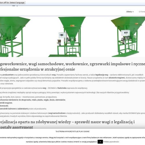 Wagi z legalizacją w Radomsku