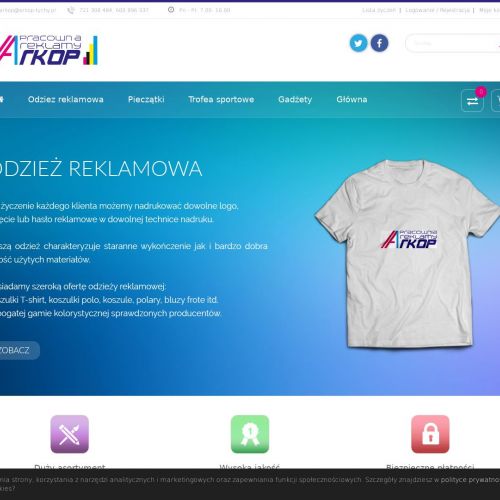 T-shirt reklamowy firmowy - Tychy