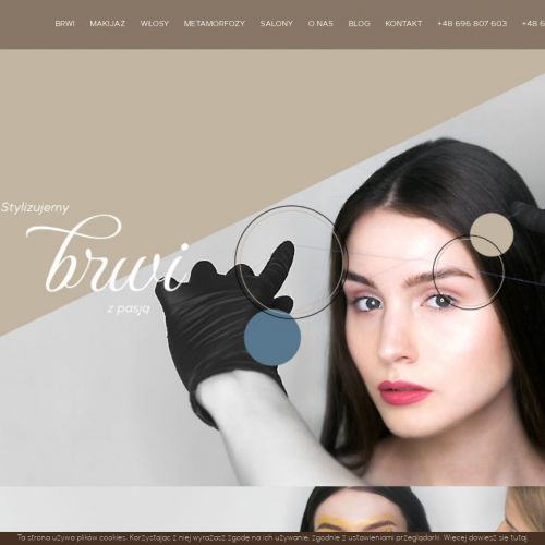 Piaseczno - geometria brwi