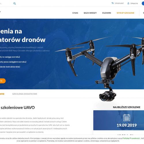 Nauka sterowania dronem