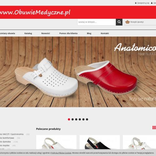 Obuwie medyczne męskie