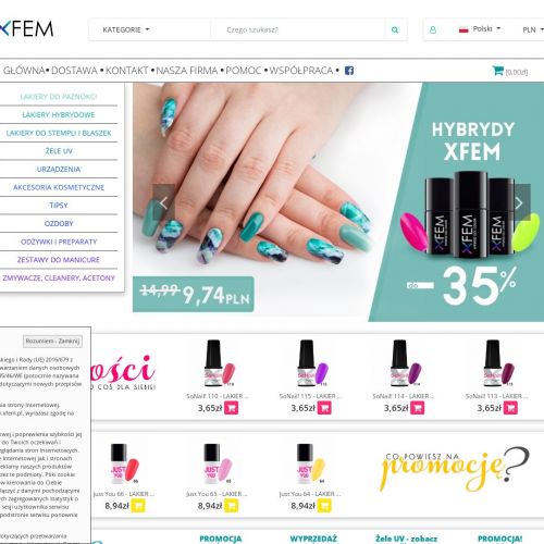 Lakier hybrydowy zieleń