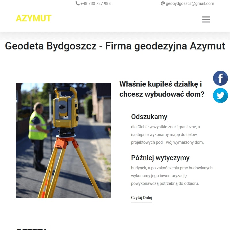 Pomiary geodezyjne Bydgoszcz