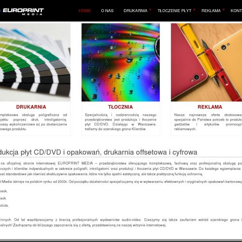 Tłoczenie płyt cd dvd - Legionowo