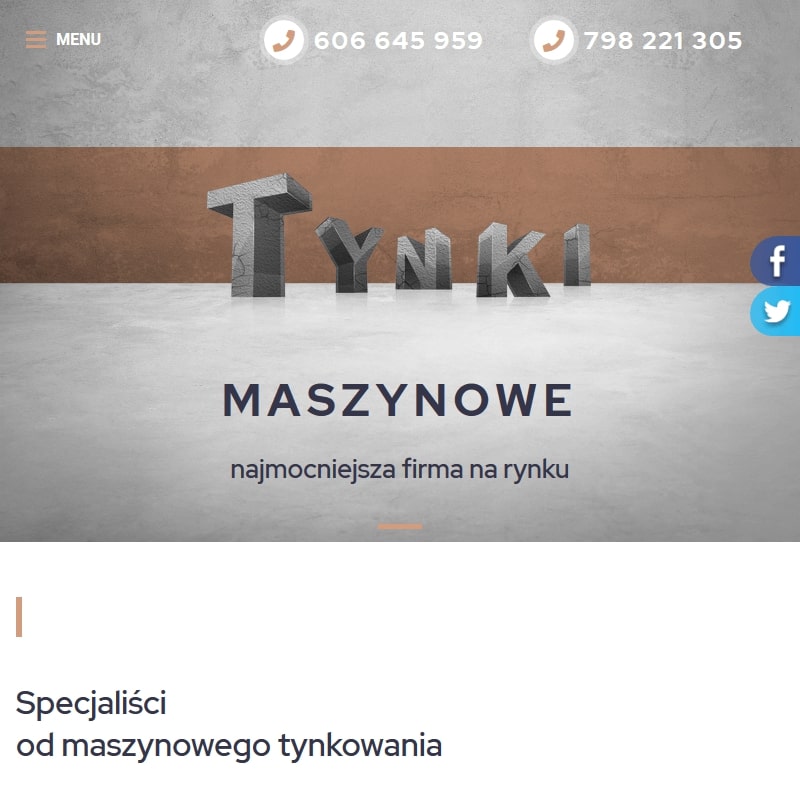 Tynki maszynowe wieluń cena - łowicz