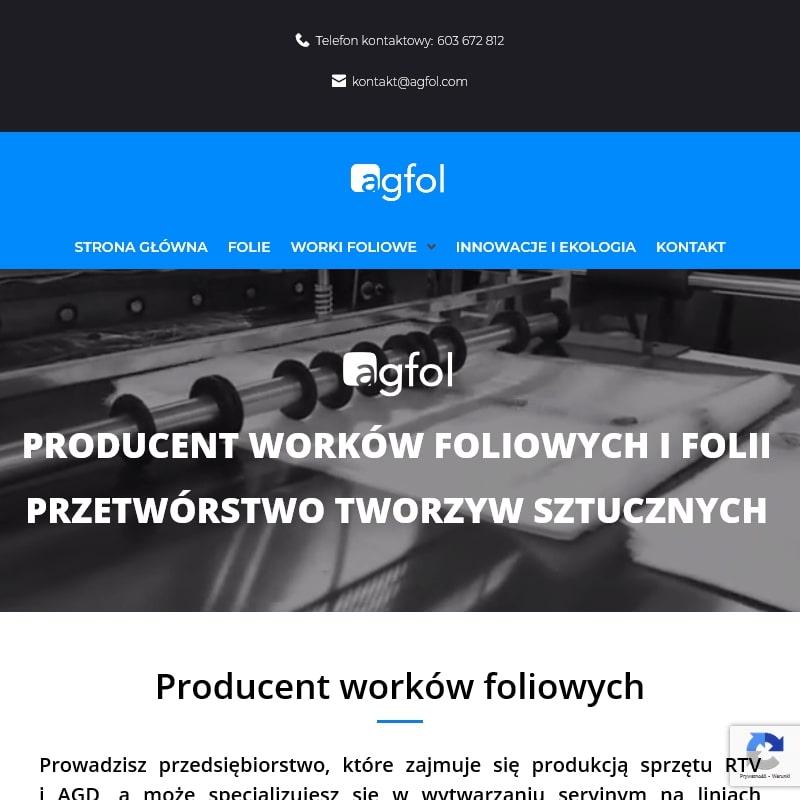 Producent worków foliowych antystatycznych