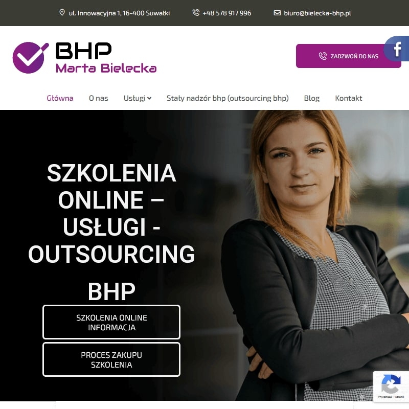 Szkolenia bhp przez internet - Białystok