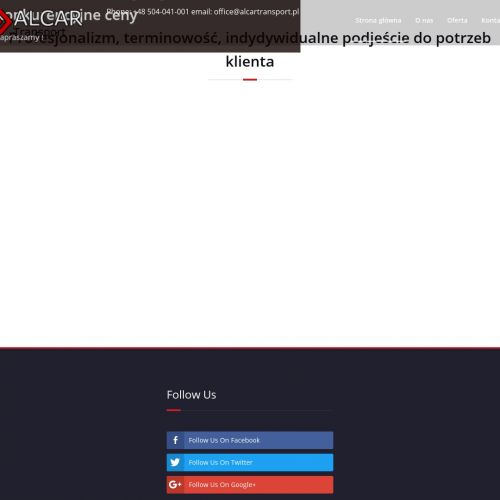 Krajowy transport ładunków drobnicowych - Katowice