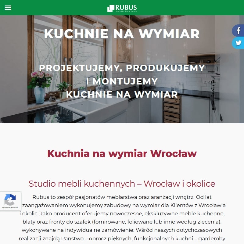 Wrocław - fronty kuchenne półmat