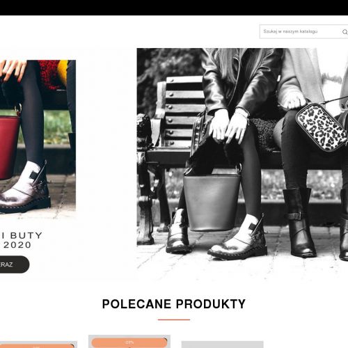 Czarne czółenka na słupku z paskiem