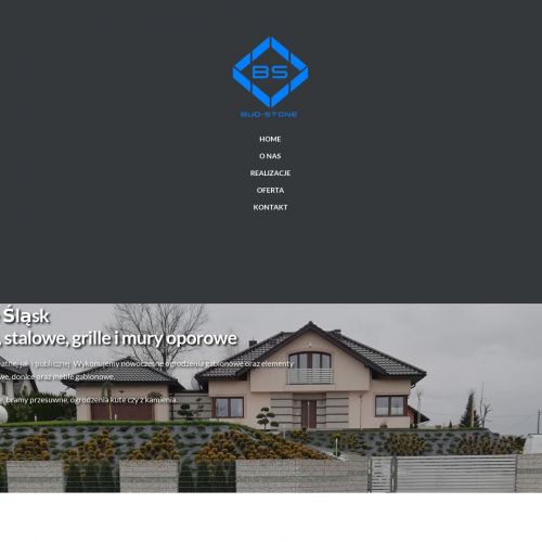 Mur oporowy z ogrodzeniem - Katowice