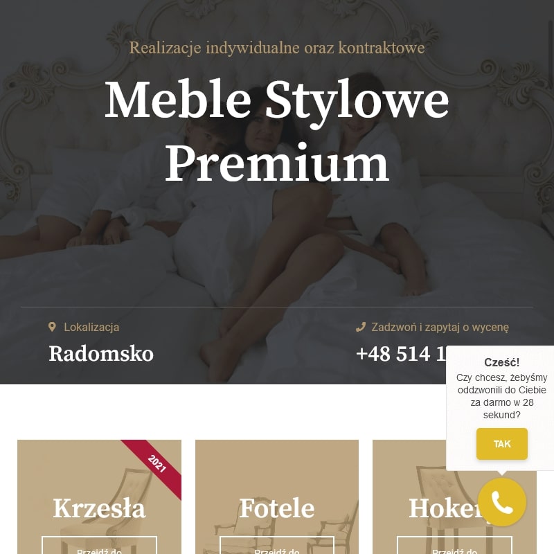 Radomsko - stoły w stylu prowansalskim