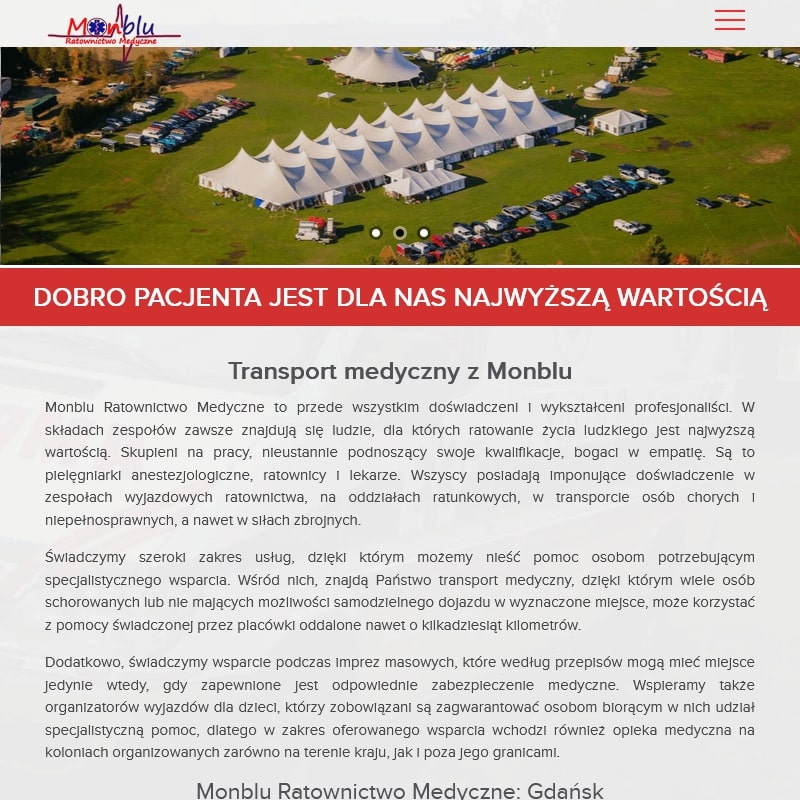 Zabezpieczenie medyczne imprez masowych cennik w Gdańsku