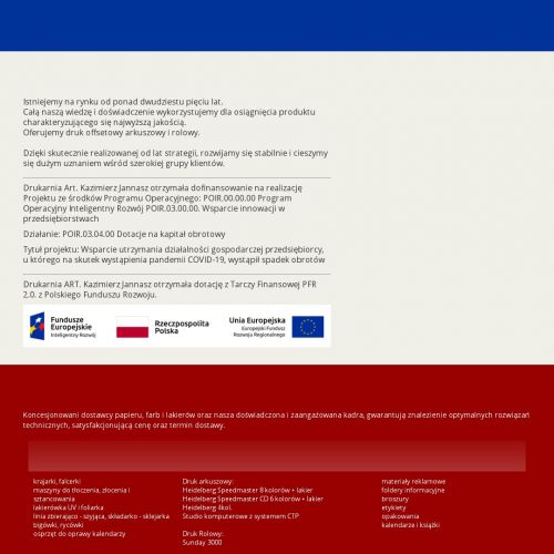 Warszawa - druk teczek firmowych