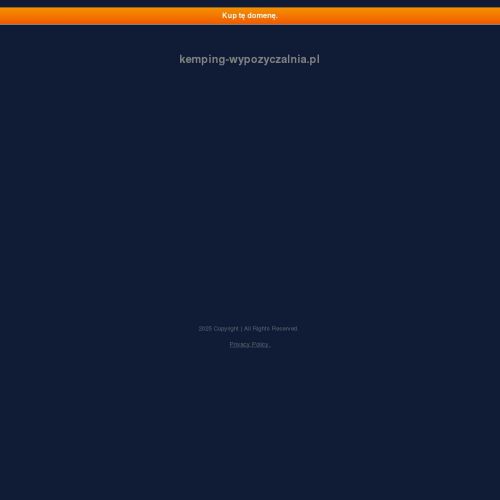 Wynajem przyczepy kempingowej cena