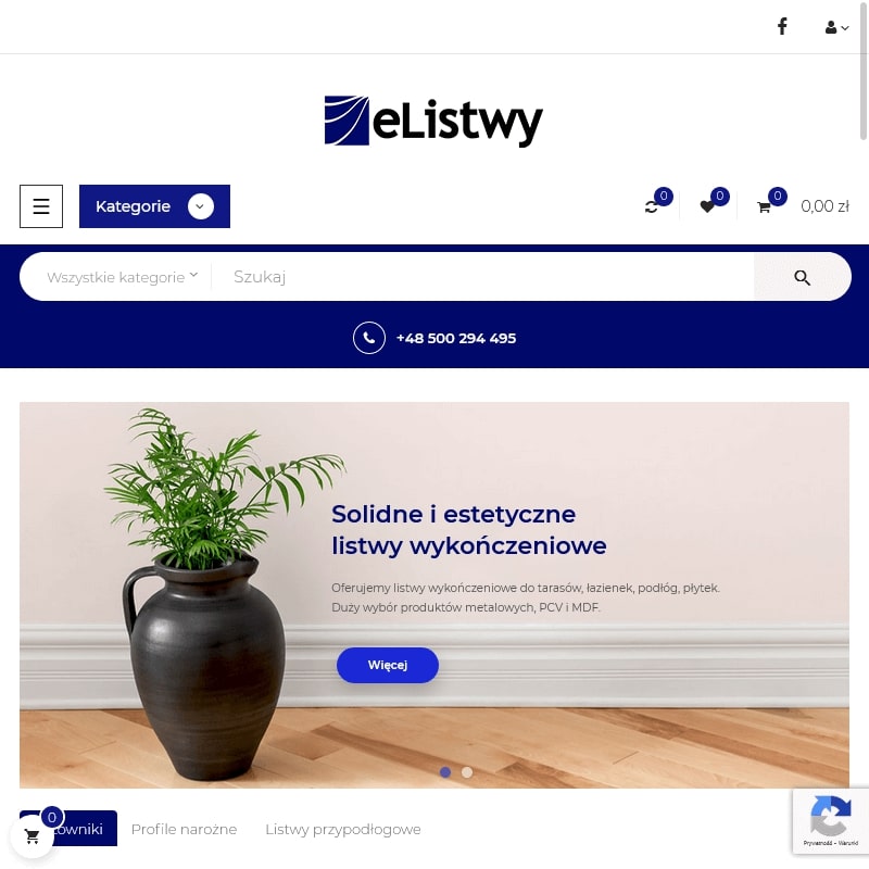 Listwa dylatacyjna aluminiowa