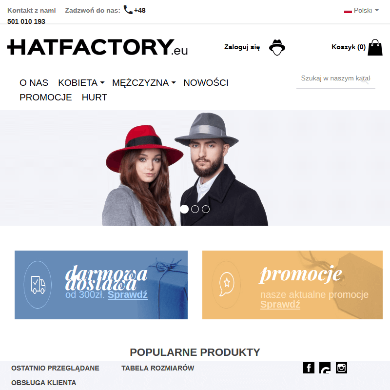 Czapki damskie - Warszawa