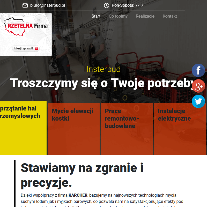 Czyszczenie hal magazynowych suchym lodem