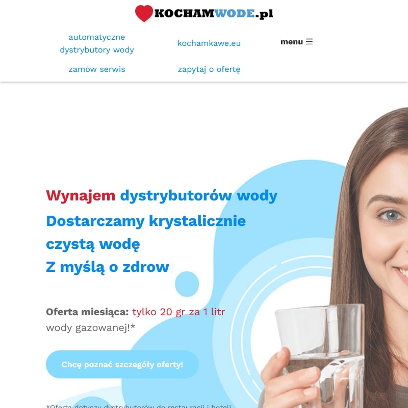 Dystrybutor wody z filtrem