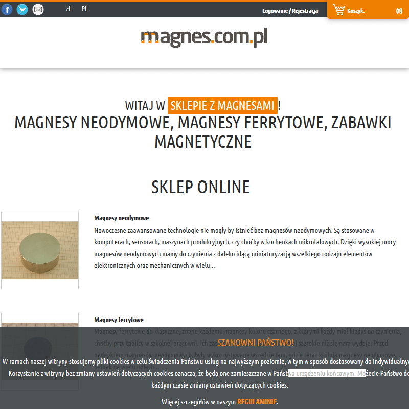 Kraków - tanie magnesy neodymowe