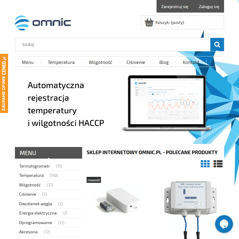 Systemy rejestrowania temperatury - Warszawa