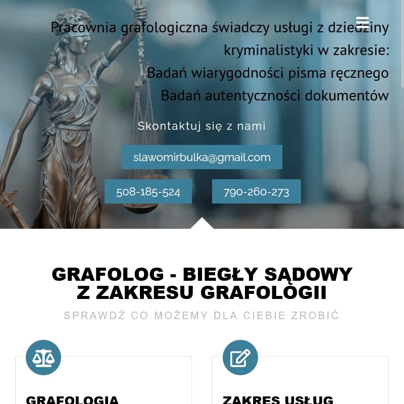 Grafolog biegły sądowy