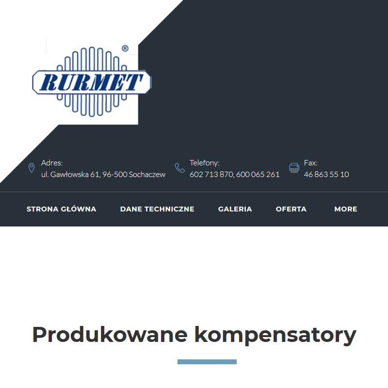 Kompensatory metalowe