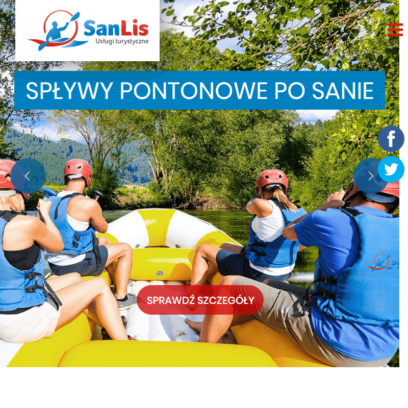 Sanok - spływy pontonowe