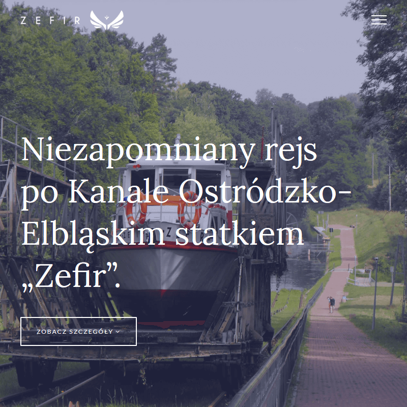 Rejsy kanałem elbląskim w Ostródzie